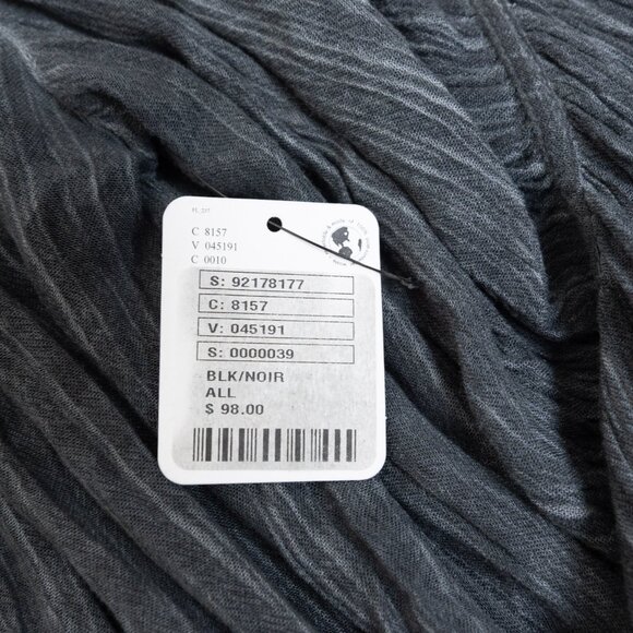 Free People Juliet Kimono Duster Black One Size Boho Tiered Oversized - Picture 13 of 16